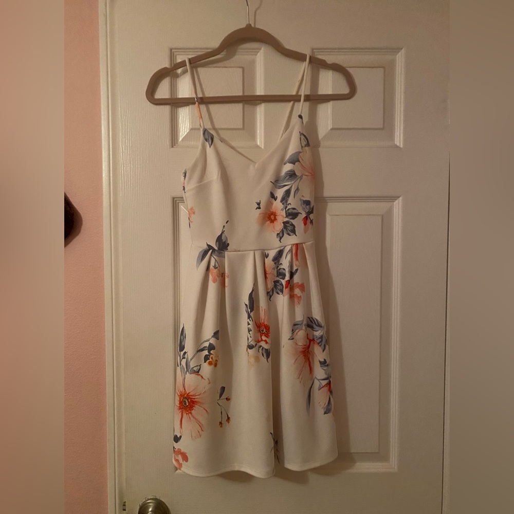 Formal flower print dress